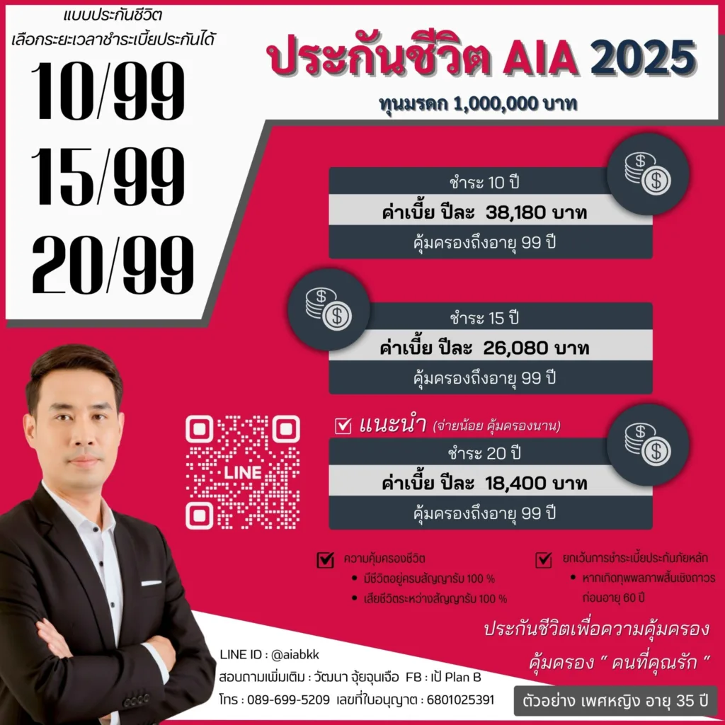 ประกันชีวิตเอไอเอ-AIA